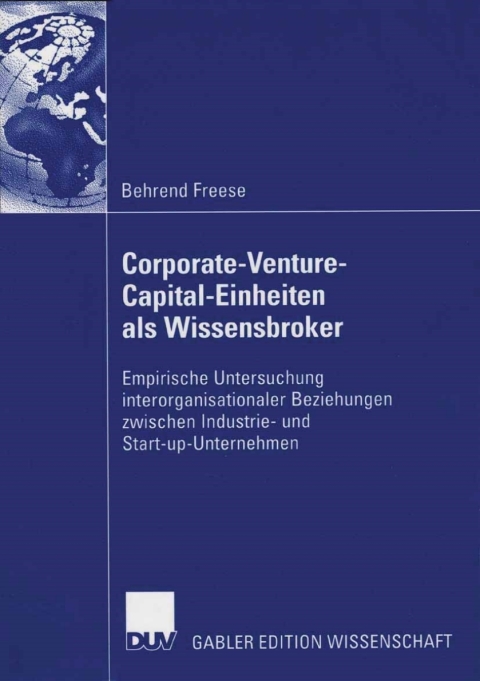 Cover image for book Corporate-Venture-Capital-Einheiten als Wissensbroker