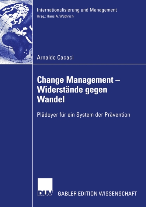 Cover image for book Change Management - Widerstände gegen Wandel