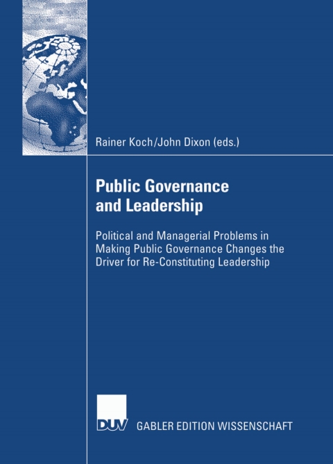 Cover image for book Public Governance and Leadership