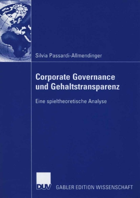 Cover image for book Corporate Governance und Gehaltstransparenz
