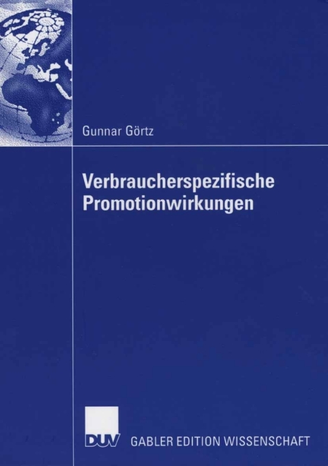 Cover image for book Verbraucherspezifische Promotionwirkungen