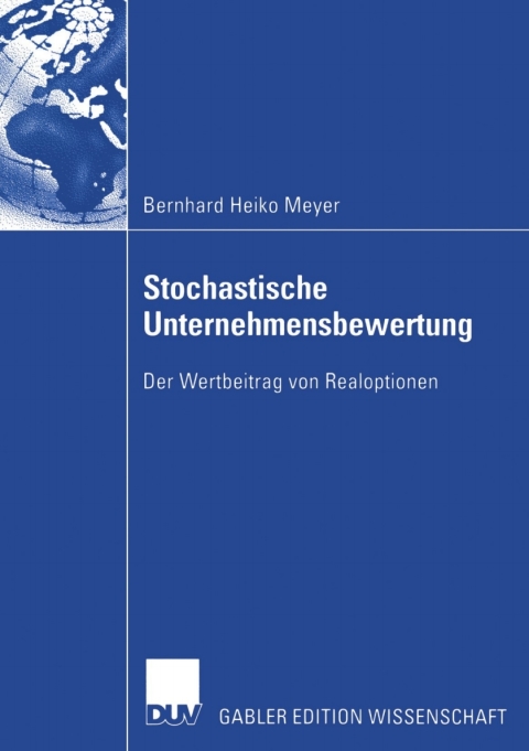 Cover image for book Stochastische Unternehmensbewertung
