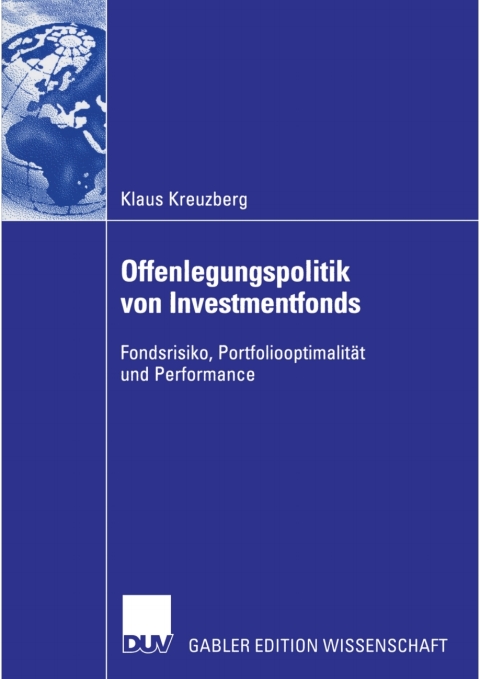 Cover image for book Offenlegungspolitik von Investmentfonds