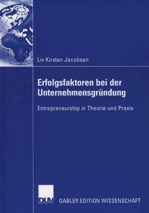 Cover image for book Erfolgsfaktoren bei der Unternehmensgründung