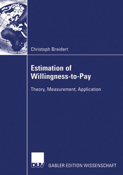 Cover image for book Estimation of Willingness-to-Pay