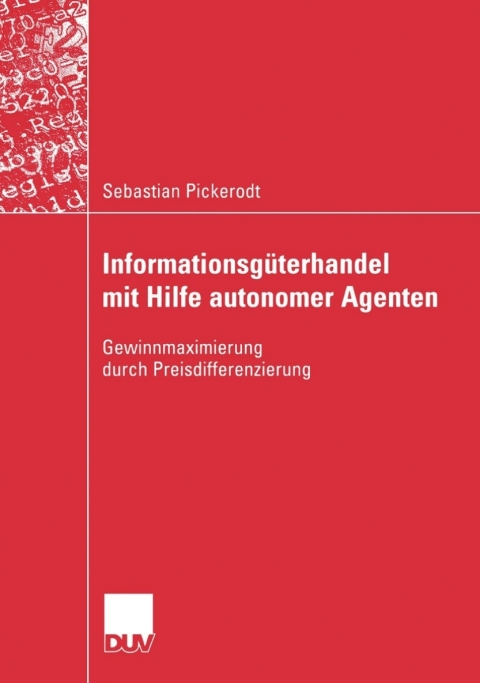 Cover image for book Informationsgüterhandel mit Hilfe autonomer Agenten