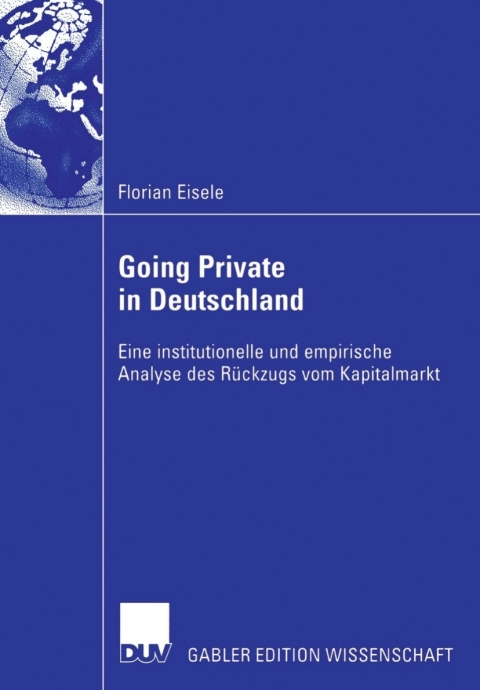 Cover image for book Going Private in Deutschland