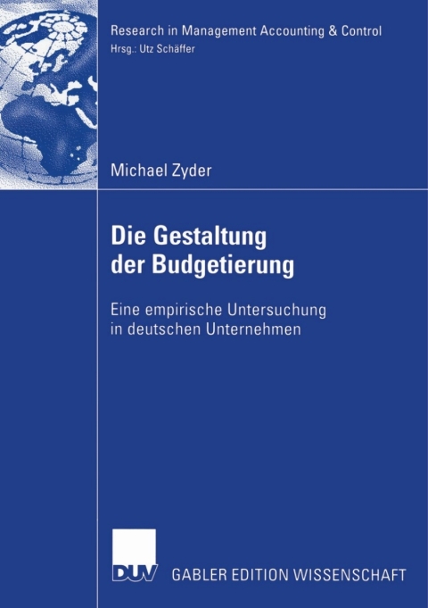 Cover image for book Die Gestaltung der Budgetierung
