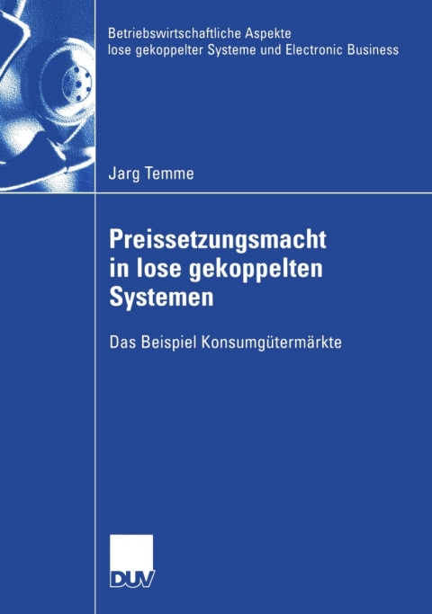 Cover image for book Preissetzungsmacht in lose gekoppelten Systemen