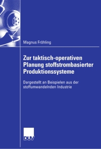 صورة الغلاف: Zur taktisch-operativen Planung stoffstrombasierter Produktionssysteme 9783835004498