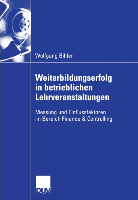 Cover image for book Weiterbildungserfolg in betrieblichen Lehrveranstaltungen