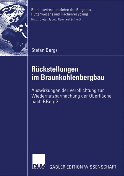 Cover image for book Rückstellungen im Braunkohlenbergbau