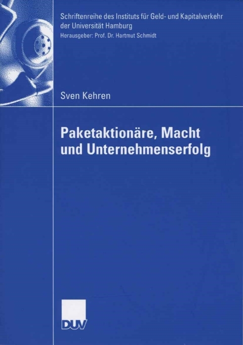 Cover image for book Paketaktionäre, Macht und Unternehmenserfolg
