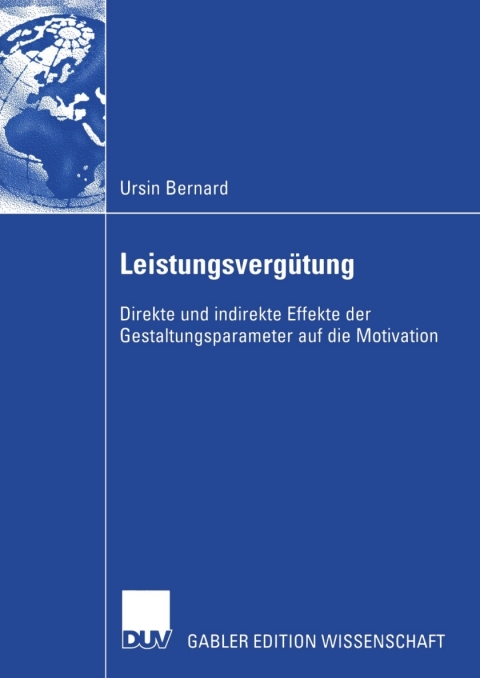 Cover image for book Leistungsvergütung