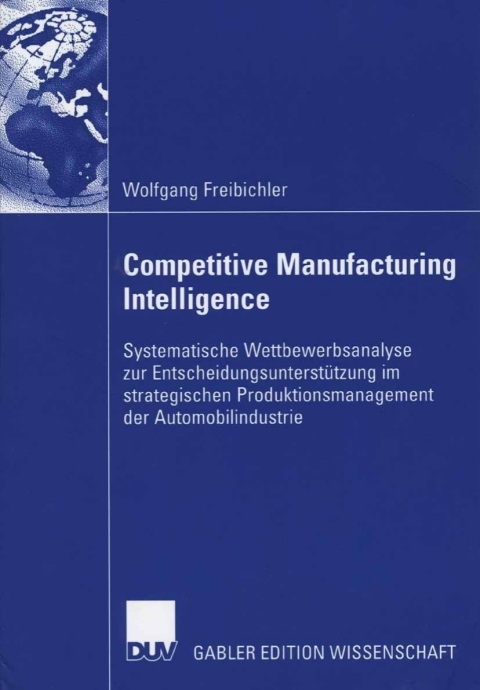 Cover image for book Competitive Manufacturing Intelligence
