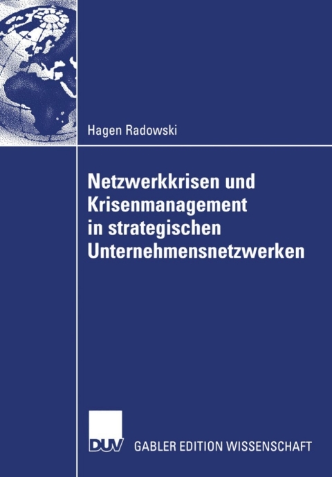 Cover image for book Netzwerkkrisen und Krisenmanagement in strategischen Unternehmensnetzwerken