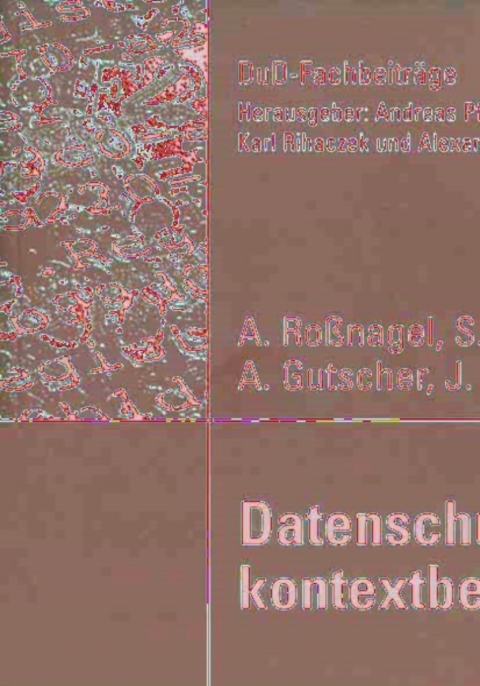Cover image for book Datenschutzfragen mobiler kontextbezogener Systeme