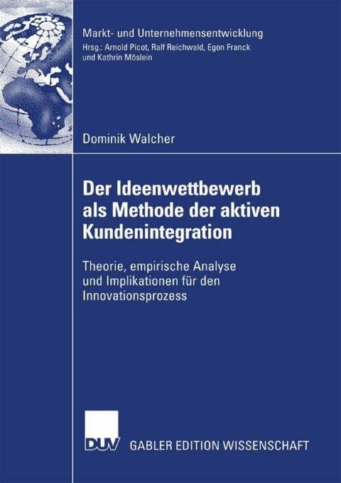 Cover image for book Der Ideenwettbewerb als Methode der aktiven Kundenintegration