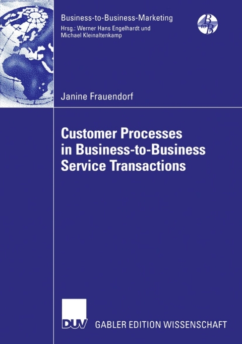 Cover image for book Customer Processes in Business-to-Business Service Transactions