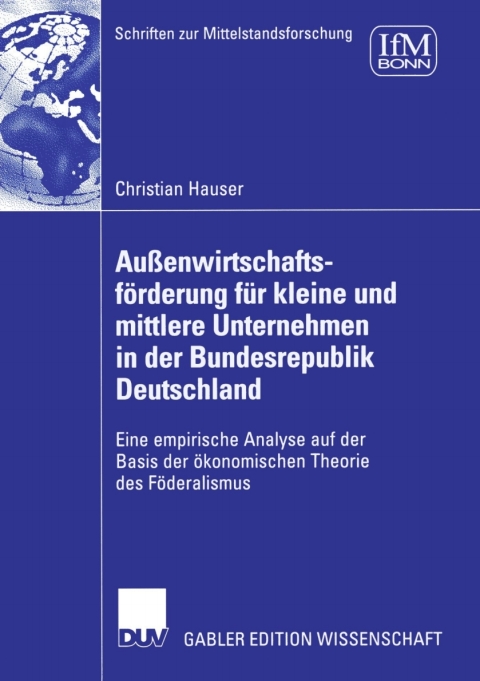 Cover image for book Außenwirtschaftsförderung für kleine und mittlere Unternehmen in der Bundesrepublik Deutschland