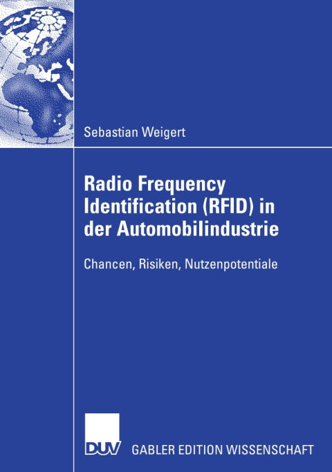 Cover image for book Radio Frequency Identification (RFID) in der Automobilindustrie