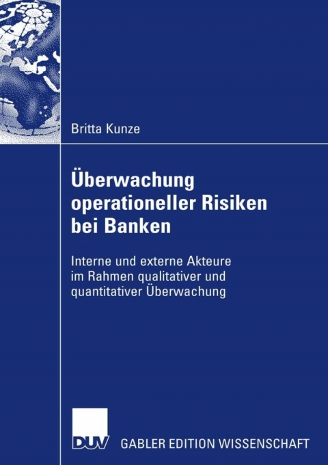Cover image for book Überwachung operationeller Risiken bei Banken