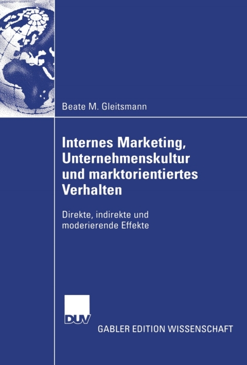 Cover image for book Internes Marketing, Unternehmenskultur und marktorientiertes Verhalten