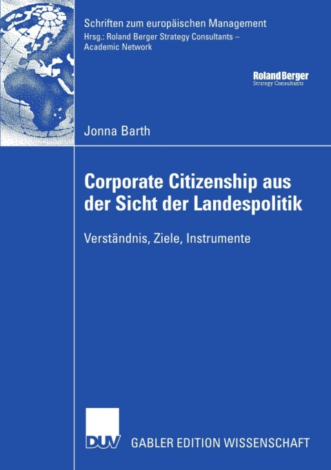 Cover image for book Corporate Citizenship aus der Sicht der Landespolitik