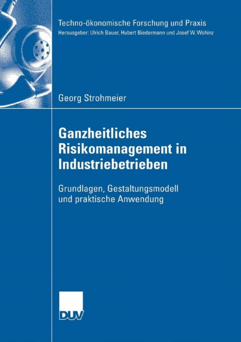 Cover image for book Ganzheitliches Risikomanagement in Industriebetrieben