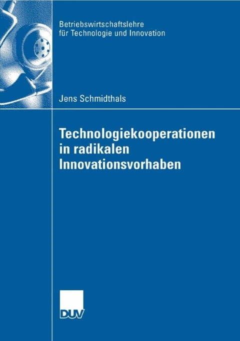 Cover image for book Technologiekooperationen in radikalen Innovationsvorhaben