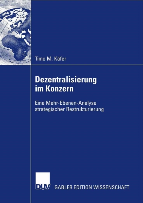 Cover image for book Dezentralisierung im Konzern
