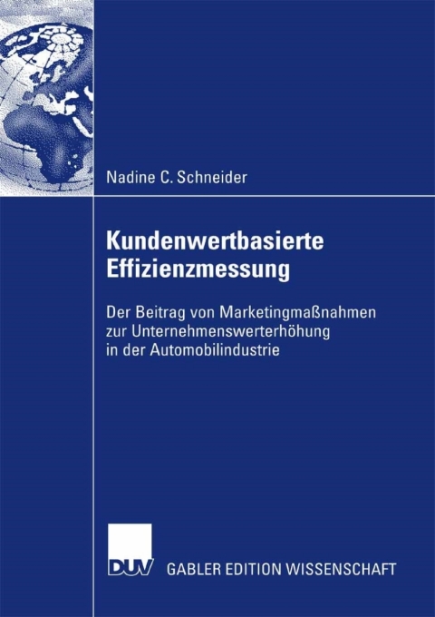 Cover image for book Kundenwertbasierte Effizienzmessung