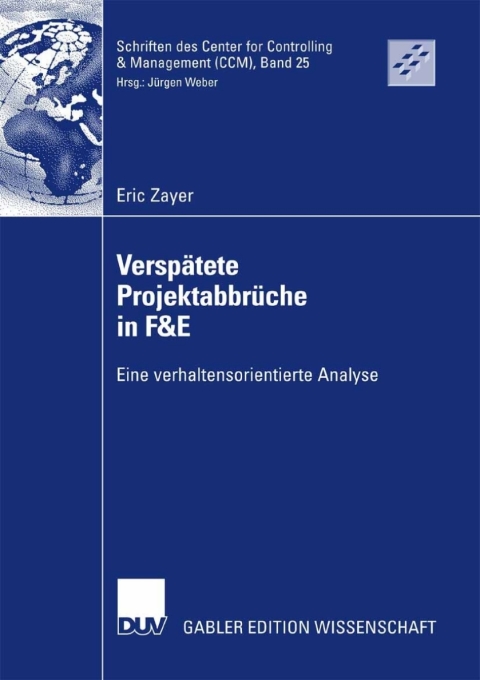 Cover image for book Verspätete Projektabbrüche in F&E