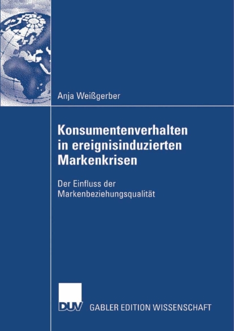 Cover image for book Konsumentenverhalten in ereignisinduzierten Markenkrisen