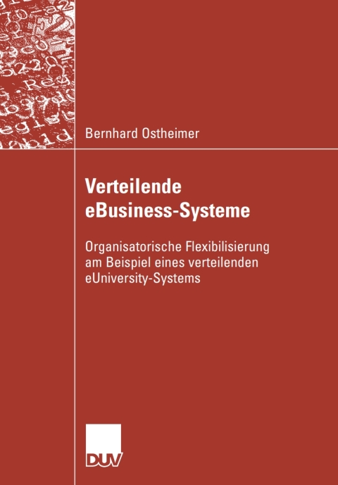 Cover image for book Verteilende eBusiness-Systeme