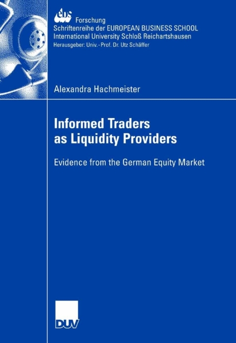 Cover image for book Informed Traders as Liquidity Providers