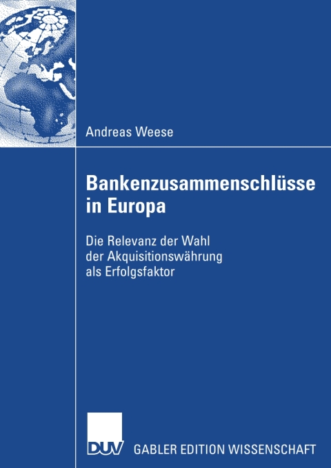 Cover image for book Bankenzusammenschlüsse in Europa