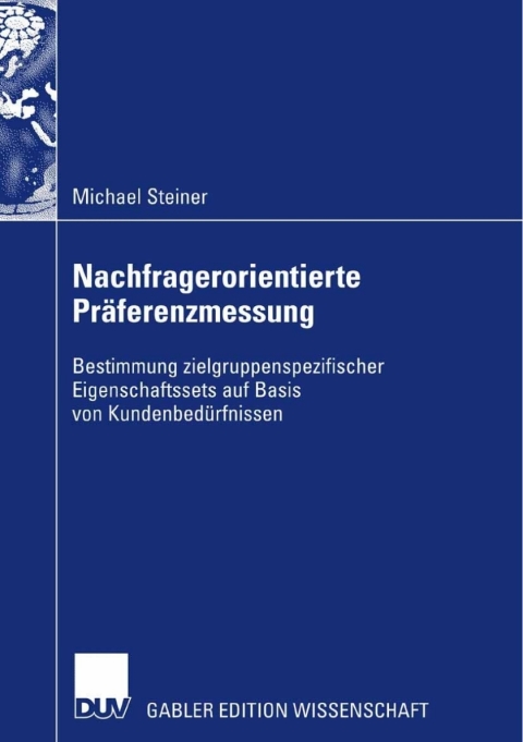 Cover image for book Nachfragerorientierte Präferenzmessung