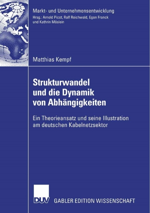 Cover image for book Strukturwandel und die Dynamik von Abhängigkeiten