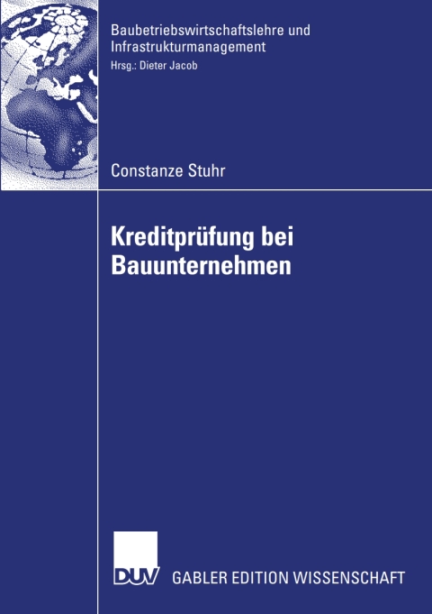 Cover image for book Kreditprüfung bei Bauunternehmen