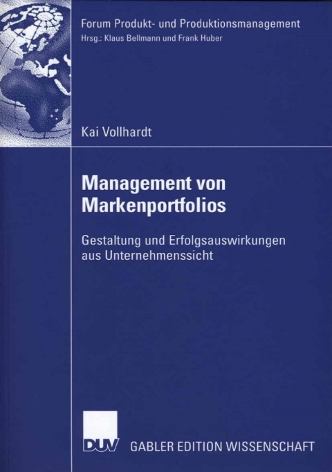 Cover image for book Management von Markenportfolios