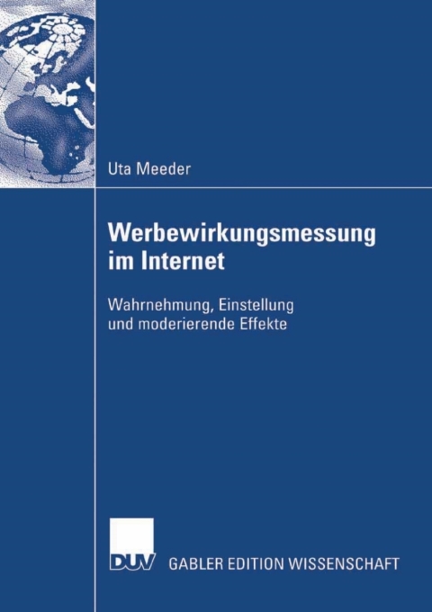 Cover image for book Werbewirkungsmessung im Internet