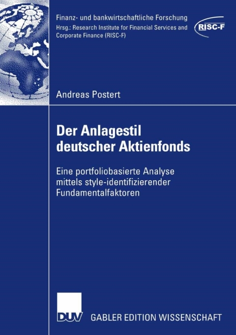 Cover image for book Der Anlagestil deutscher Aktienfonds