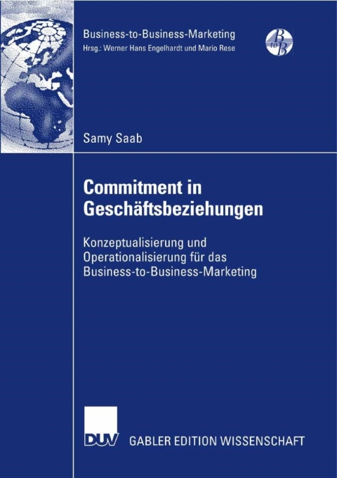 Cover image for book Commitment in Geschäftsbeziehungen