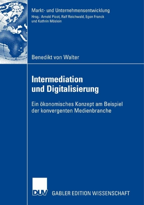 Cover image for book Intermediation und Digitalisierung