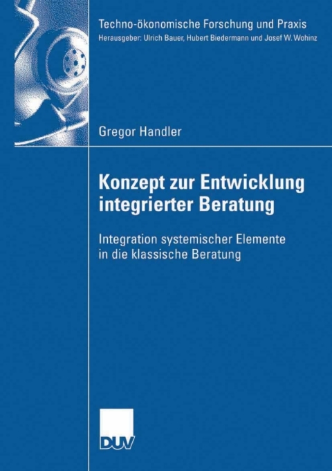Cover image for book Konzept zur Entwicklung integrierter Beratung