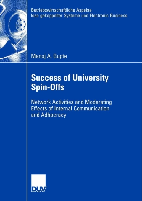 Cover image for book Success of University Spin-Offs