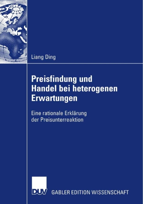 Cover image for book Preisfindung und Handel bei heterogenen Erwartungen