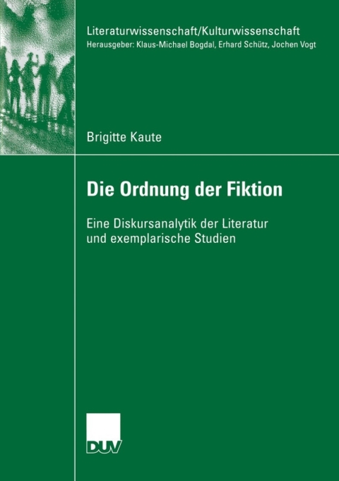 Cover image for book Die Ordnung der Fiktion