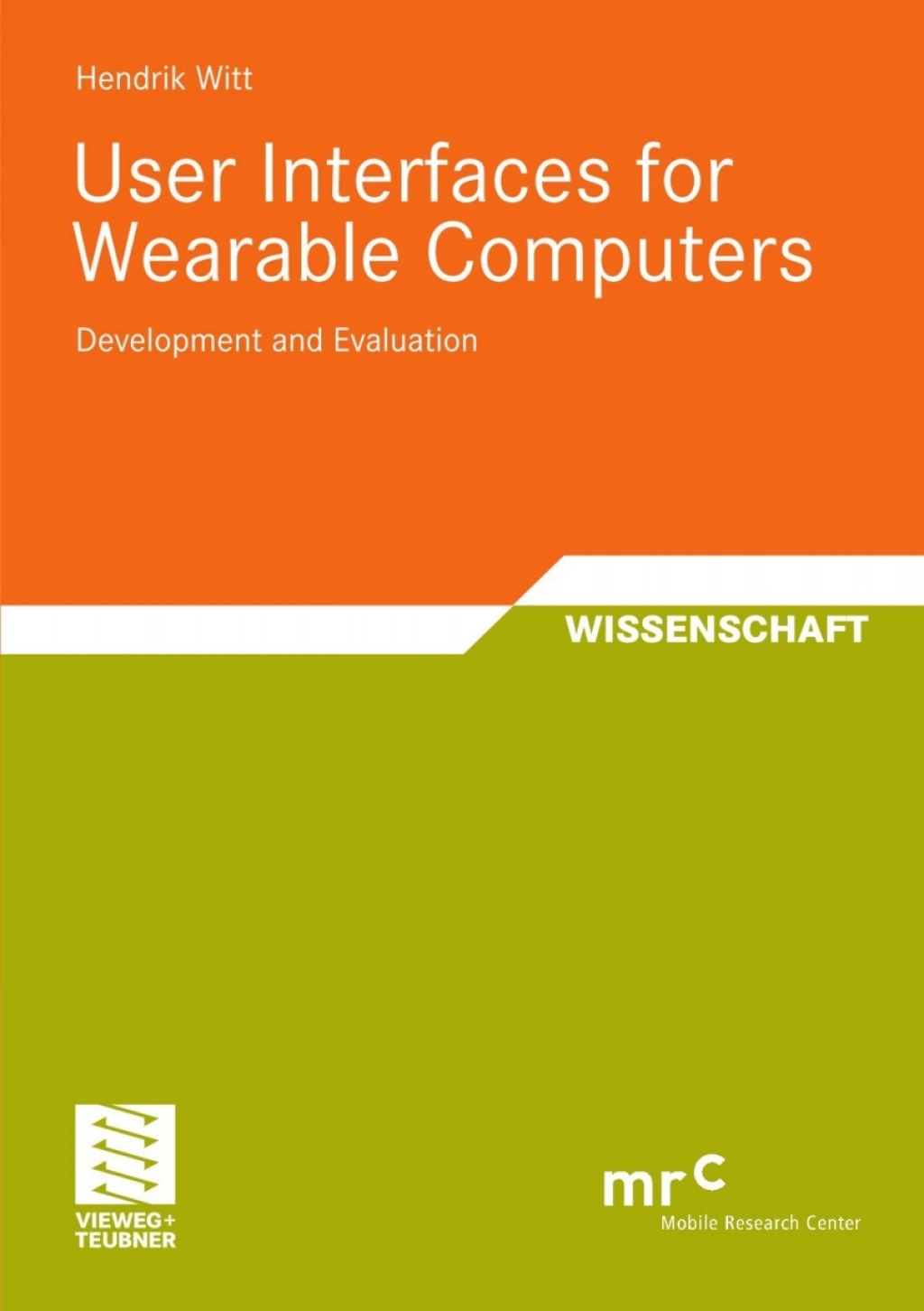 ISBN 9783835192324 product image for User Interfaces for Wearable Computers (eBook Rental) | upcitemdb.com